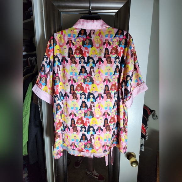 BARBIE x KAREN MABON PAJAMAS SILKY SMOOTH - Picture 5 of 8